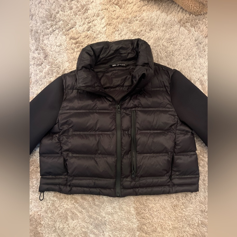 Zara Cropped Puffer